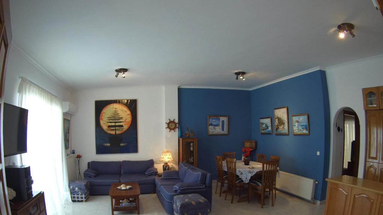 Blue & White Maisonette Over The Sea Near Sounio Kap Kap Sounion Exterior foto